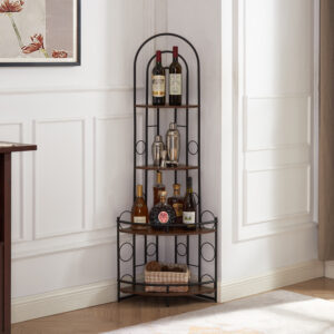 4-Tier Arched Corner Shelf | US Factory Hub
