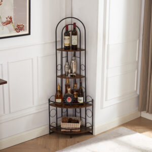 4-Tier Arched Corner Shelf | US Factory Hub