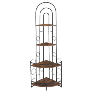 4-Tier Arched Corner Shelf | US Factory Hub